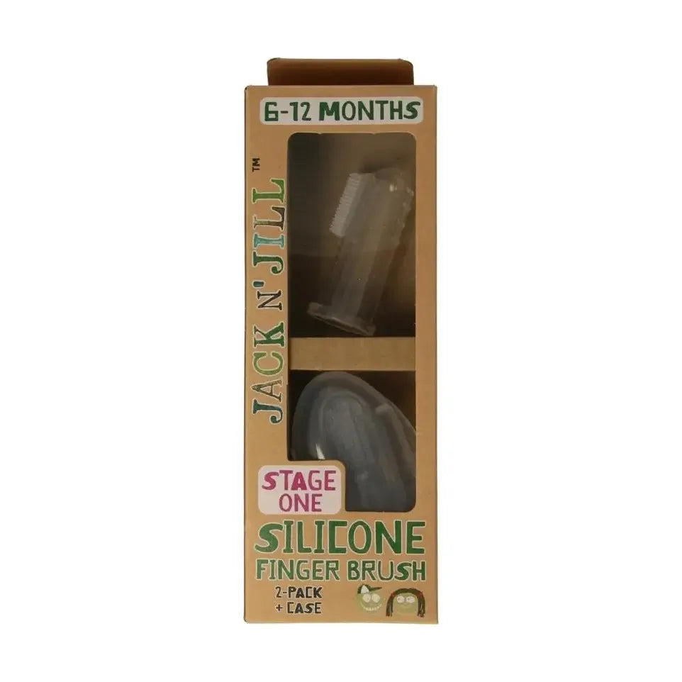 Jack n Jill Silicone finger brush 2 stuks