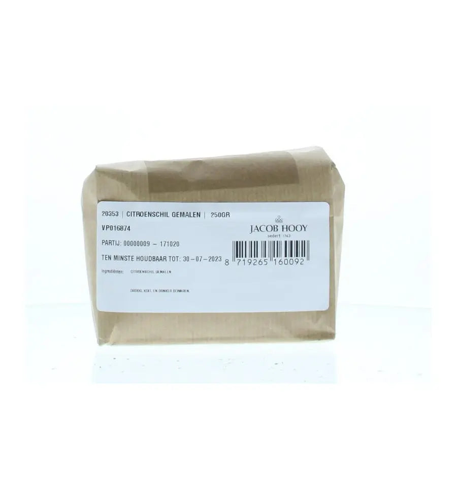 Jacob Hooy Citroenschil gemalen 250 gram