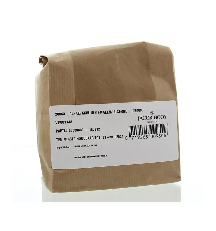 Jacob Hooy Alfalfakruid gemalen 250 gram