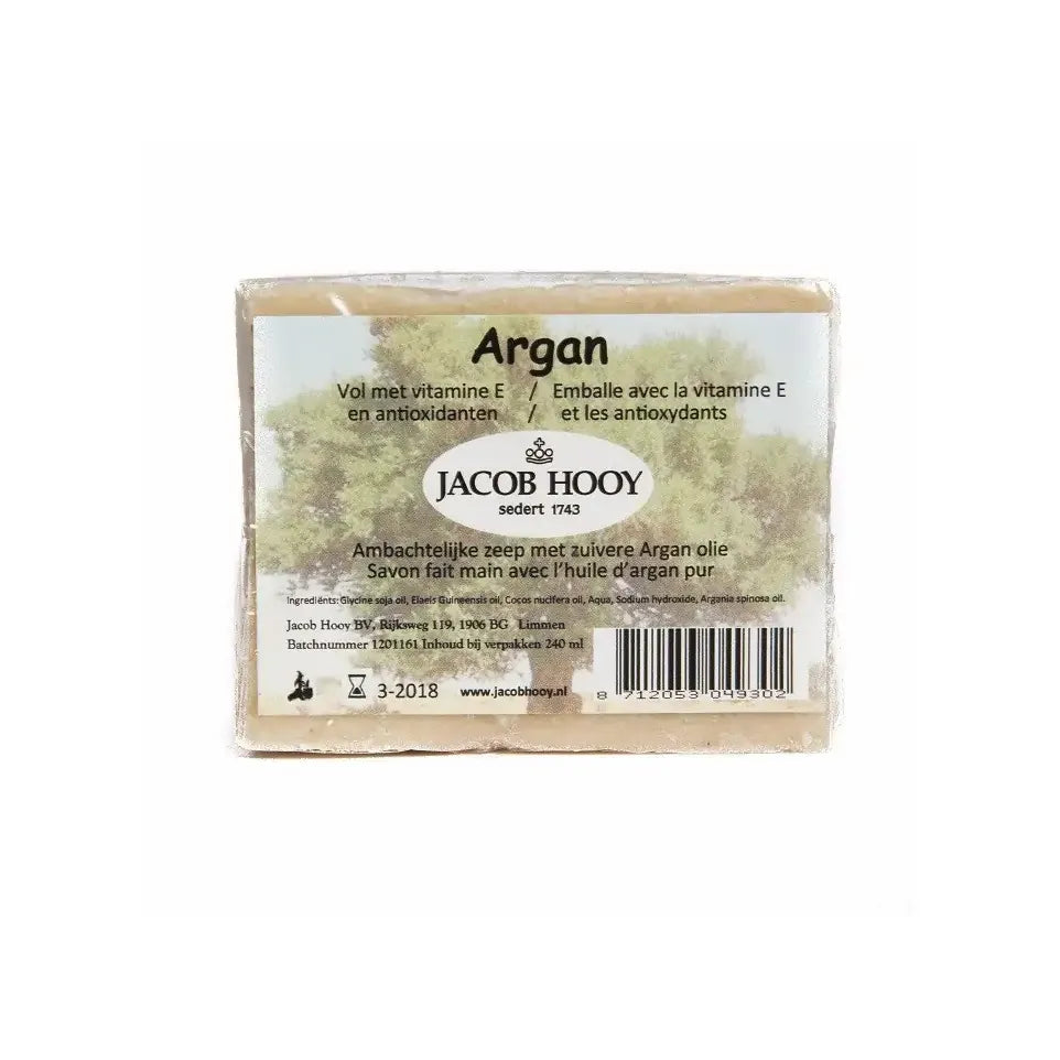 Jacob Hooy Argan zeep niet vloeibaar 240 ml