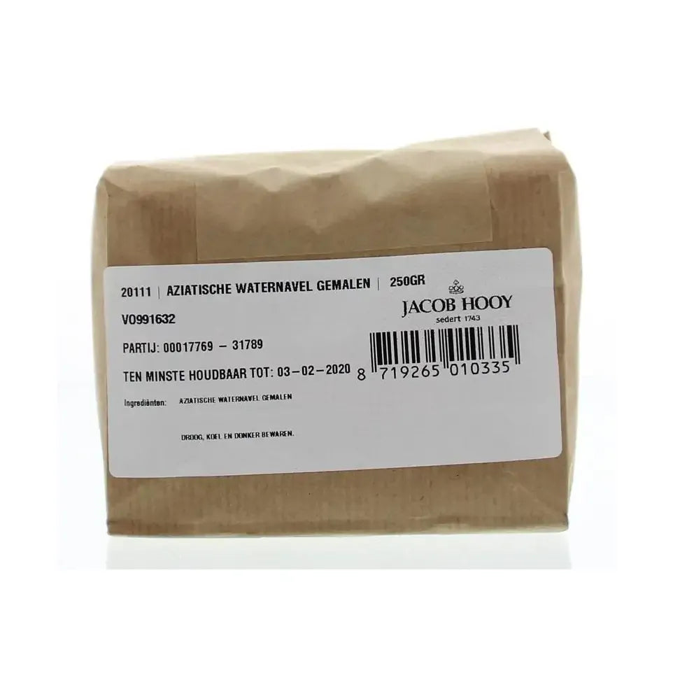 Jacob Hooy Aziatische waternavel gemalen 250 gram