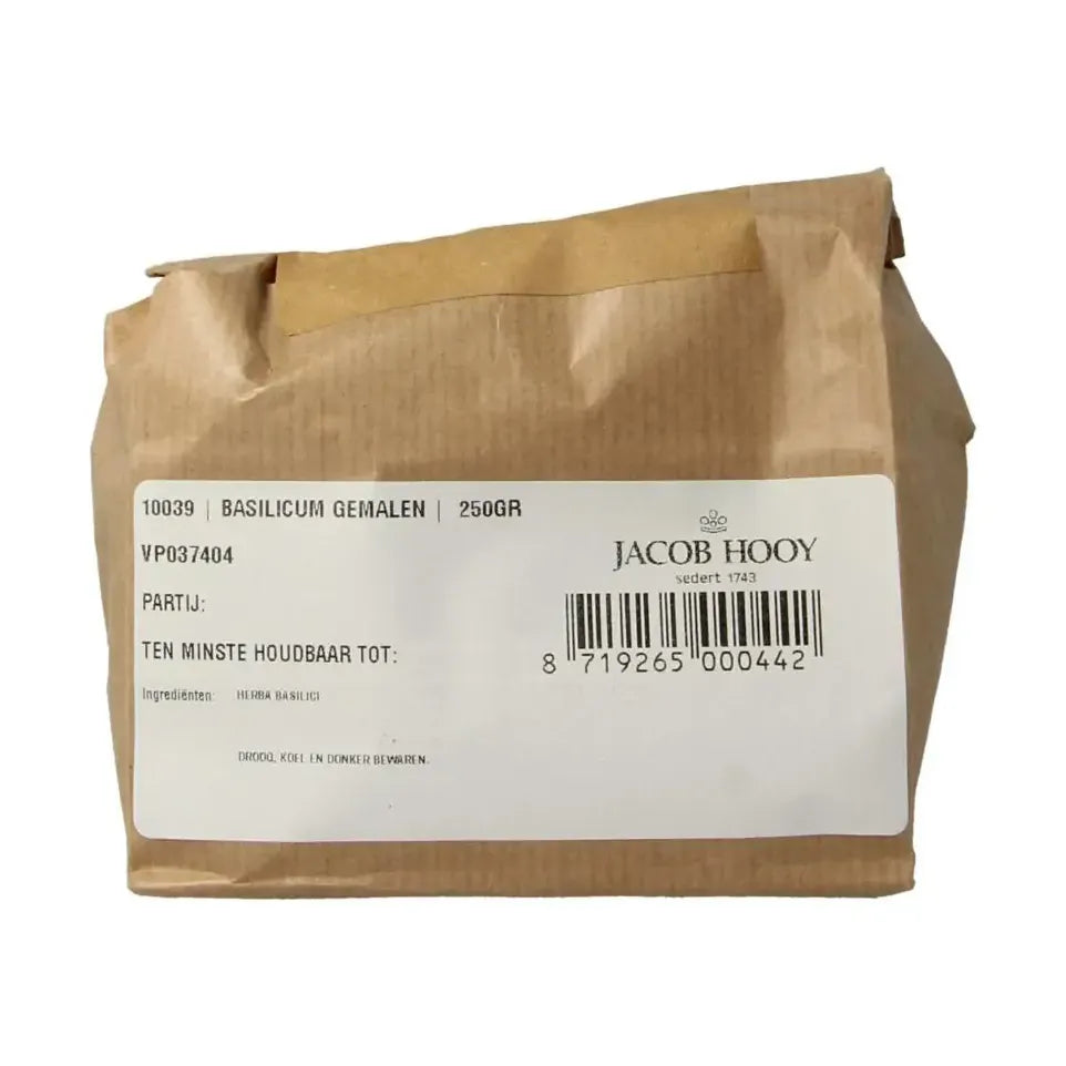 Jacob Hooy Basilicum gemalen 250 gram