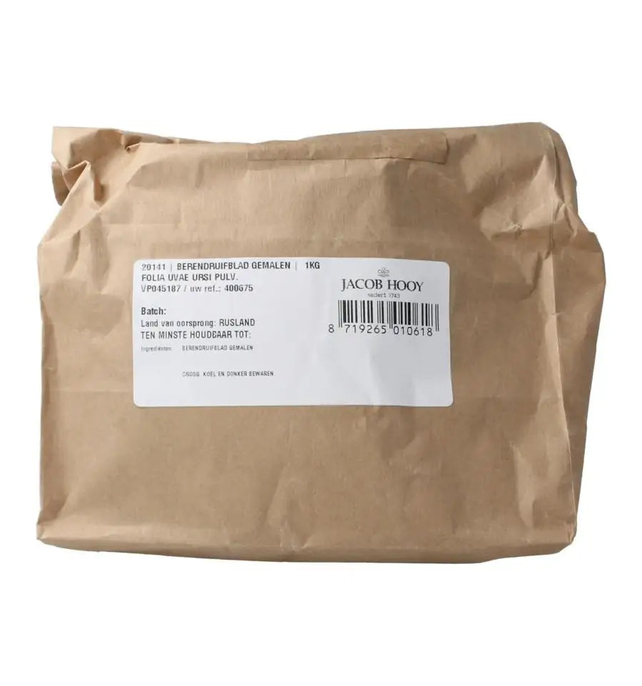 Jacob Hooy Berendruifblad gemalen 1 kg (afbeelding 1)