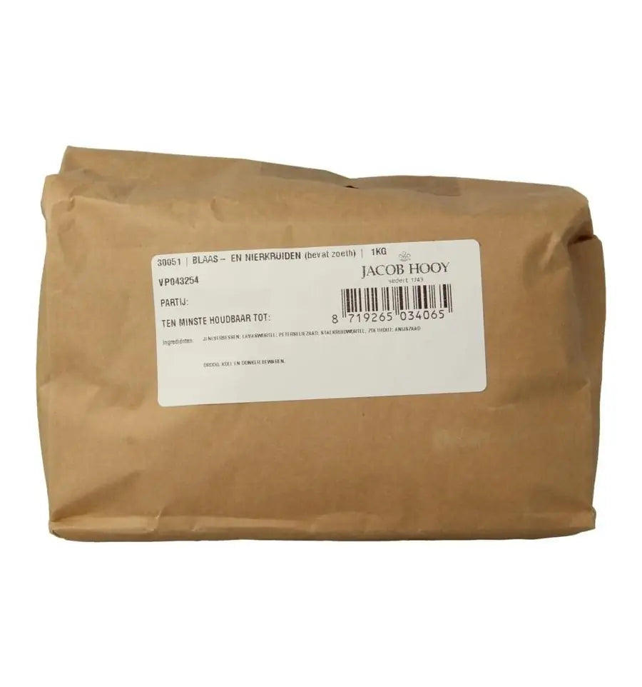 Jacob Hooy Blaas en nier kruiden 1 kg