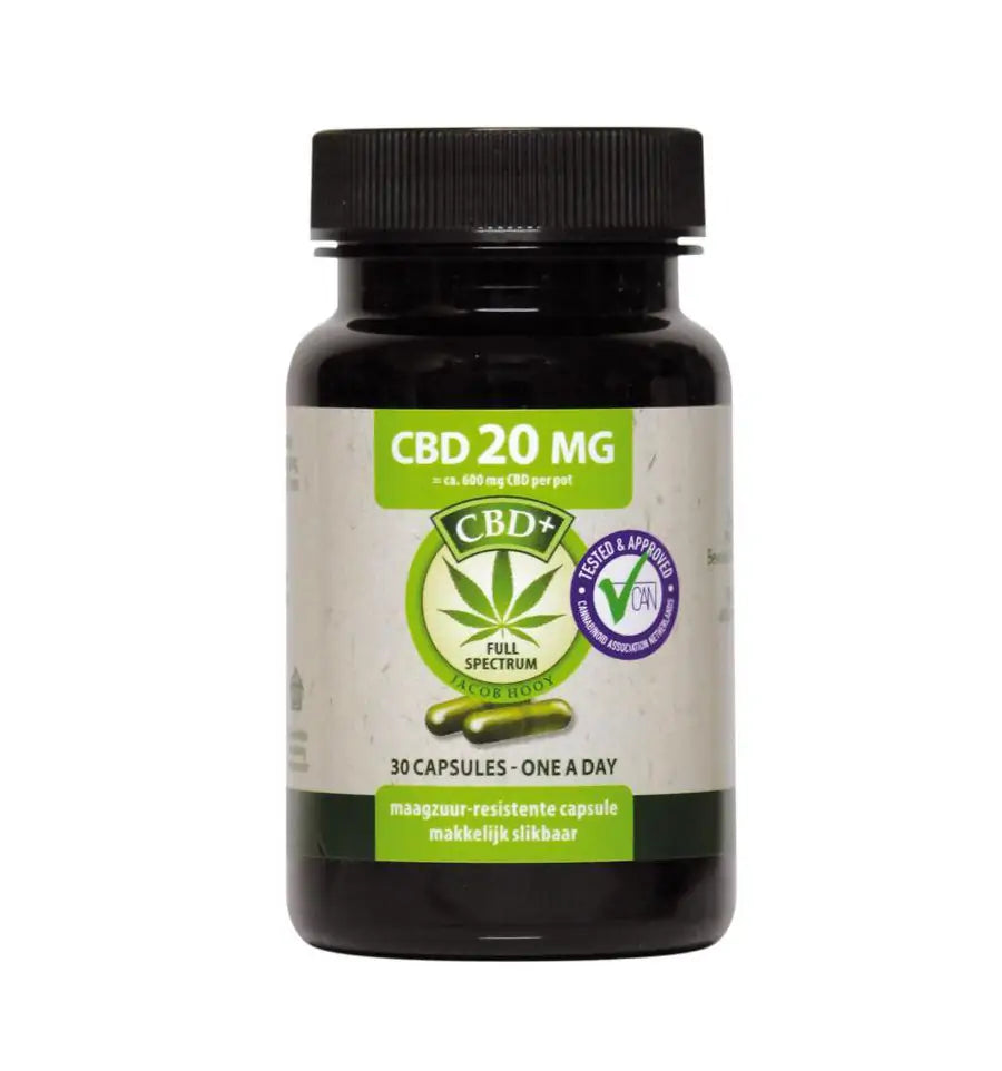 Jacob Hooy CBD 20 mg 30 capsules