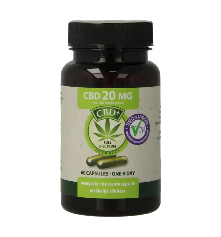 Jacob Hooy CBD 20 mg 60 capsules