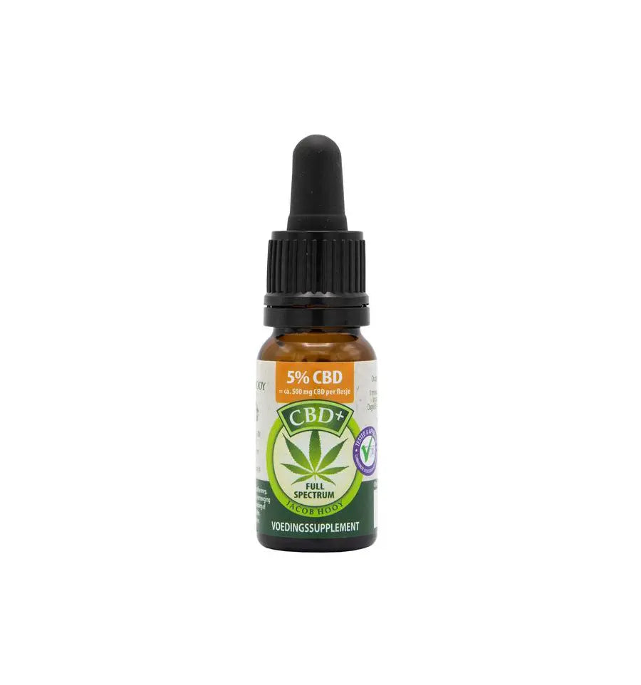 Jacob Hooy CBD plus olie 5% 10 ml