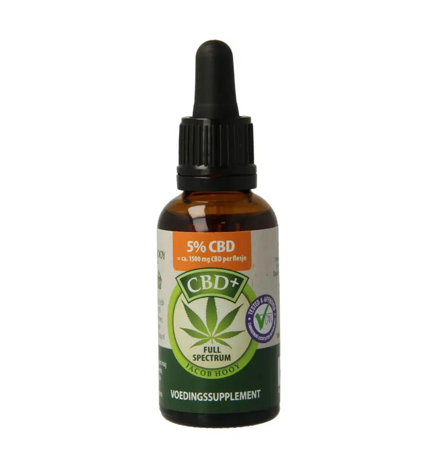 Jacob Hooy CBD plus olie 5% 30 ml