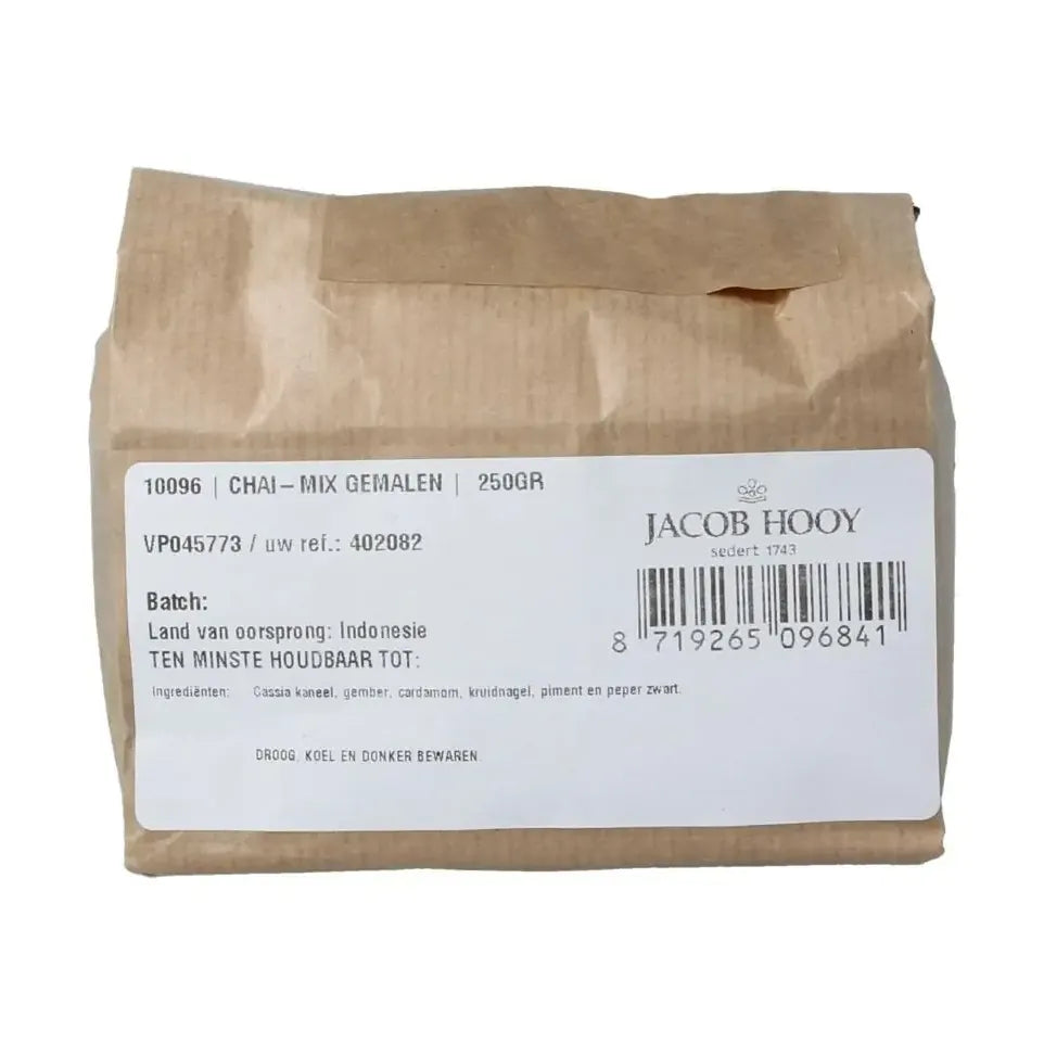 Jacob Hooy Chai mix gemalen 250 gram