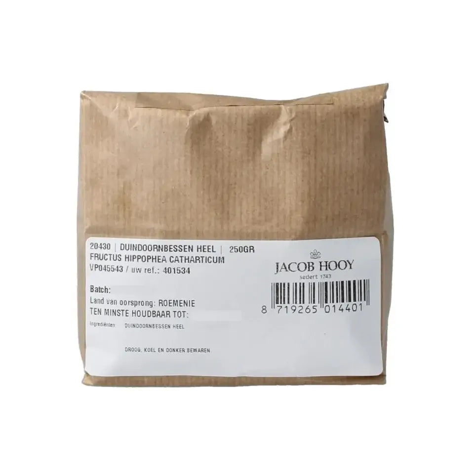 Jacob Hooy Duindoornbessen heel 250 gram