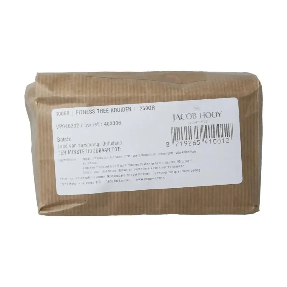 Jacob Hooy Fitness thee 250 gram