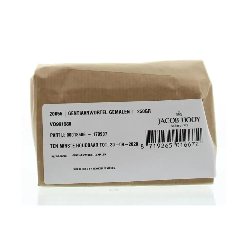 Jacob Hooy Gentiaanwortel gemalen 250 gram