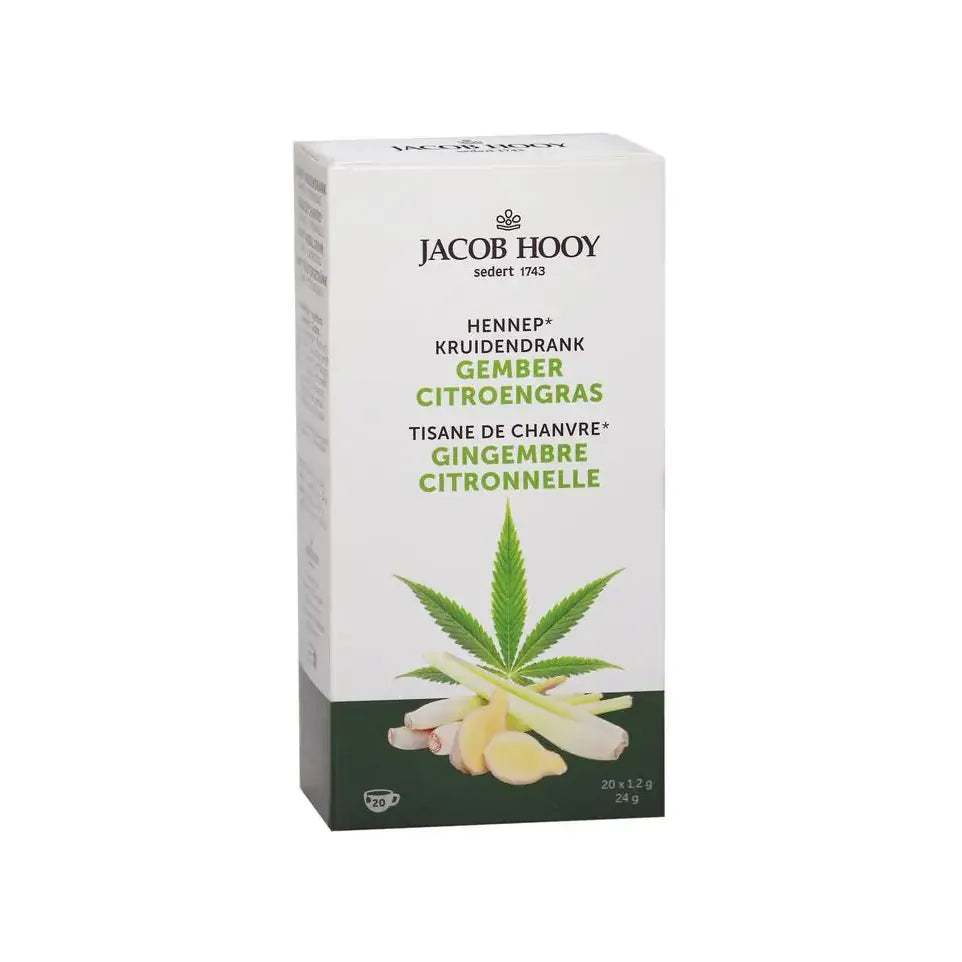 Jacob Hooy Hennep gember citroengras 12 stuks