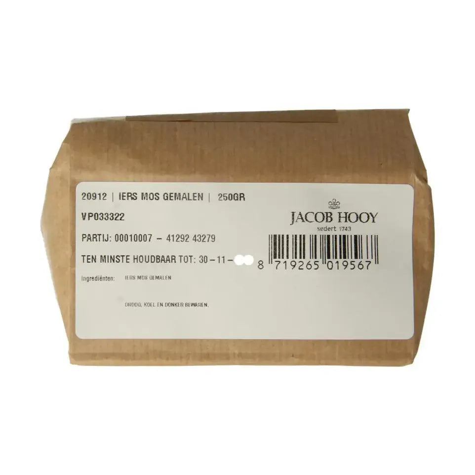 Jacob Hooy Iers mos gemalen 250 gram