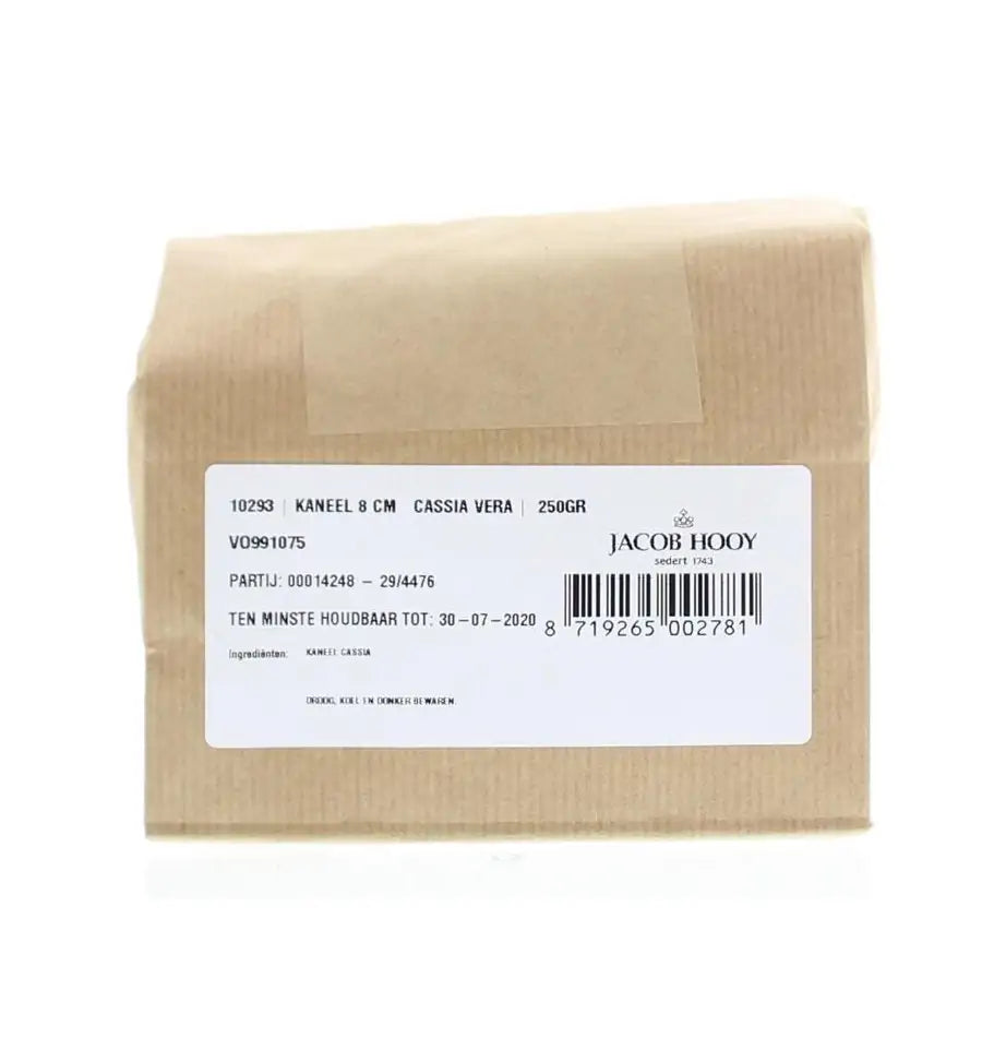 Jacob Hooy Kaneel pijpjes 8cm 250 gram