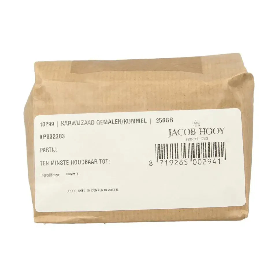 Jacob Hooy Karwijzaad gemalen/kummel gemalen 250 gram