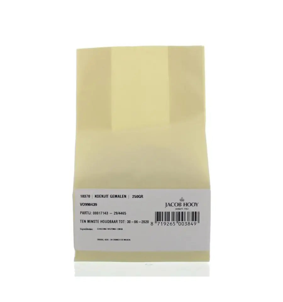 Jacob Hooy Koenjit/curcuma rhiz long gemalen 250 gram