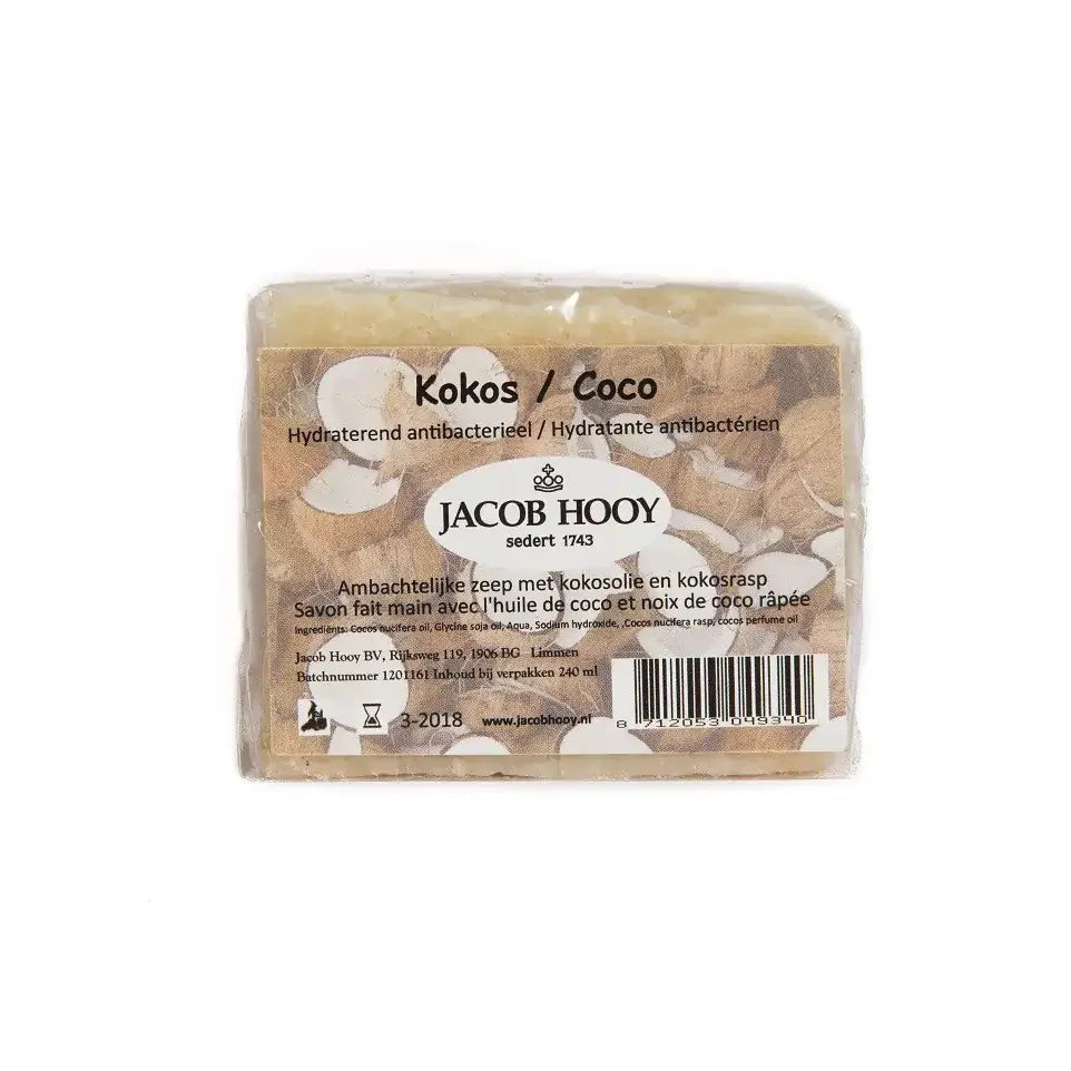 Jacob Hooy Kokos zeep niet vloeibaar 240 ml