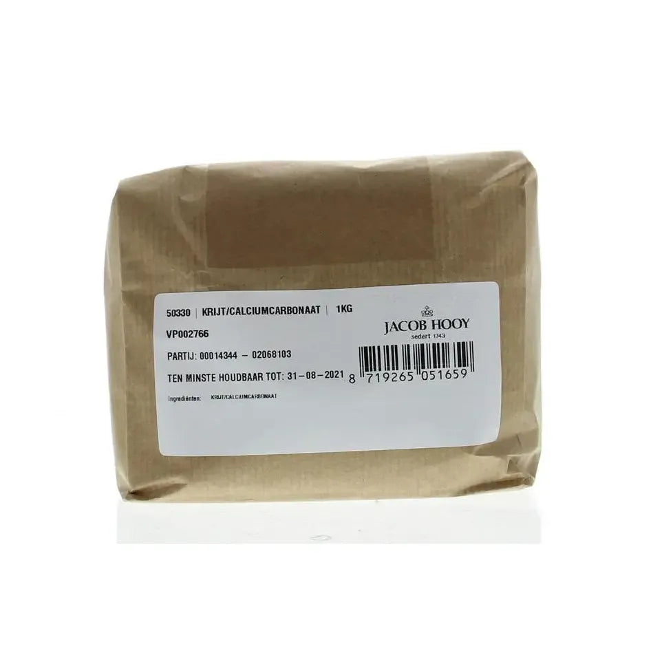 Jacob Hooy Krijt calciumcarbonaat 1 kg