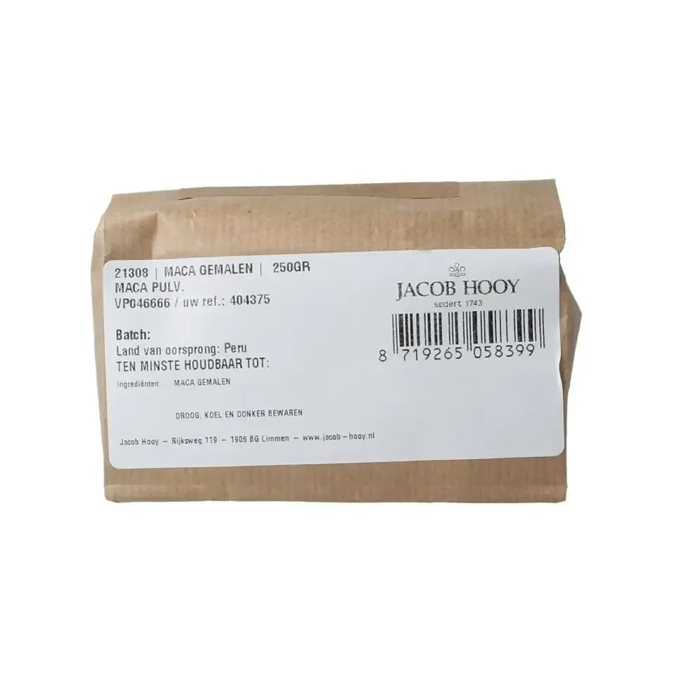 Jacob Hooy Maca gemalen 250 gram