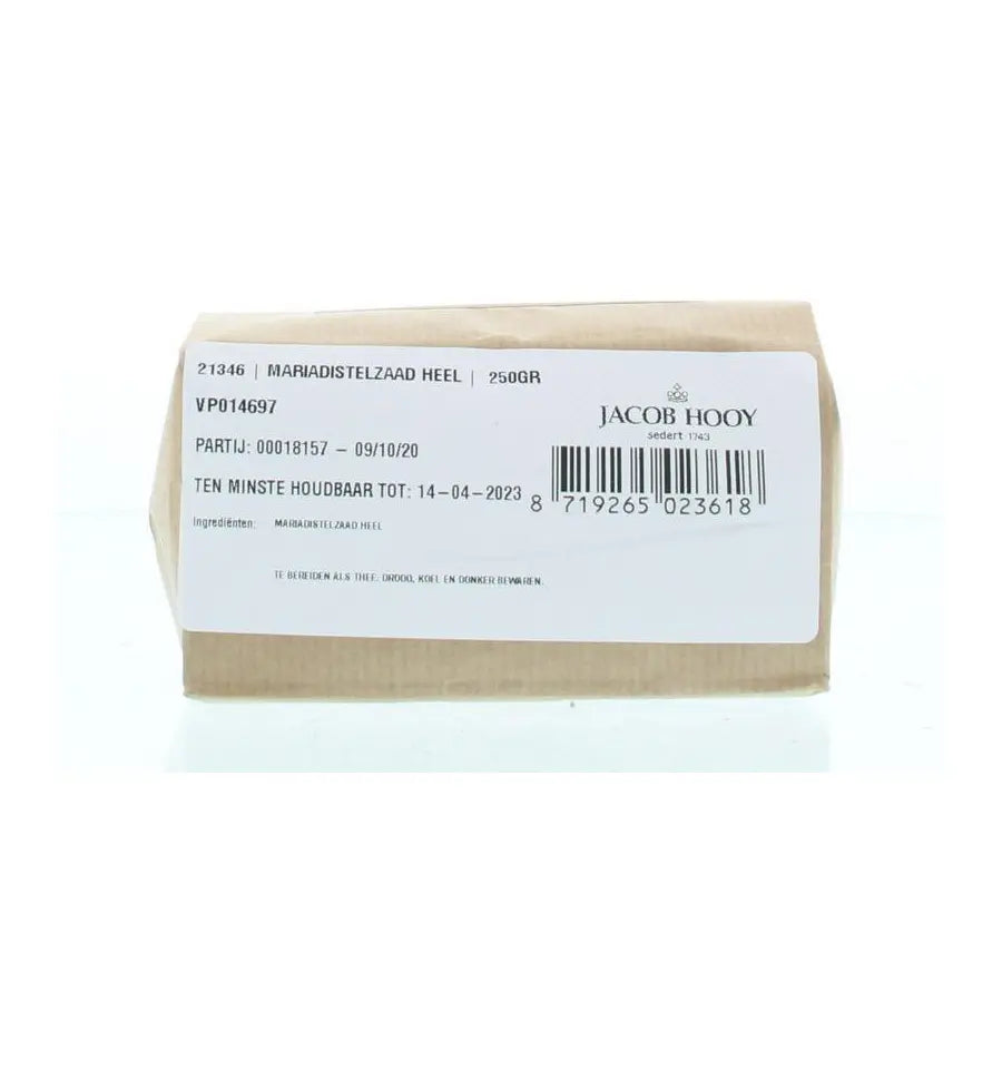Jacob Hooy Mariadistelzaad 250 gram