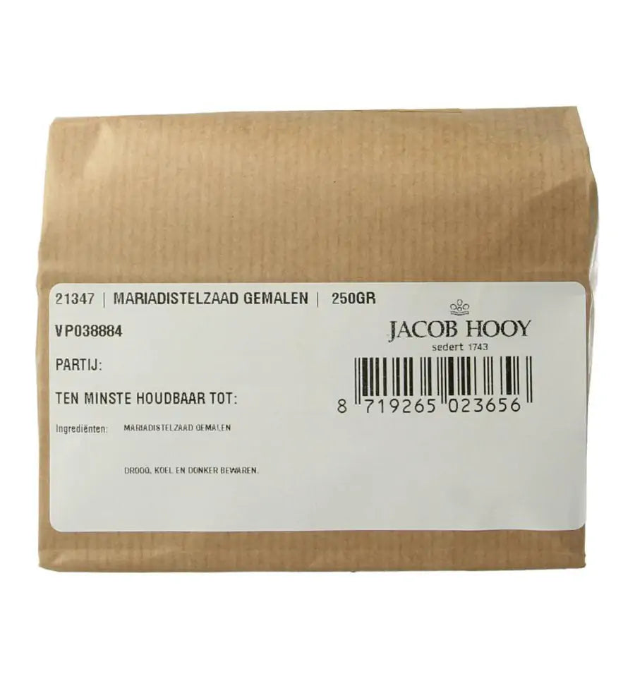 Jacob Hooy Mariadistelzaad gemalen 250 gram