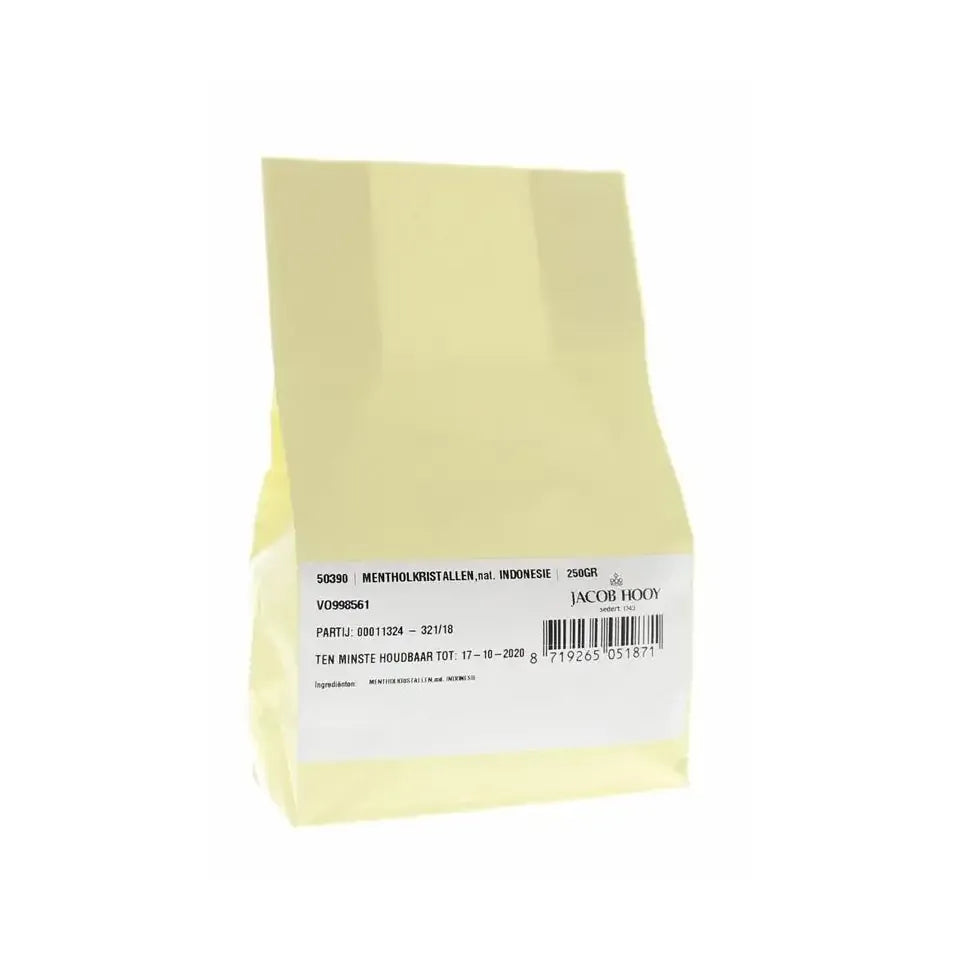 Jacob Hooy Mentholkristallen natuurlijk 250 gram