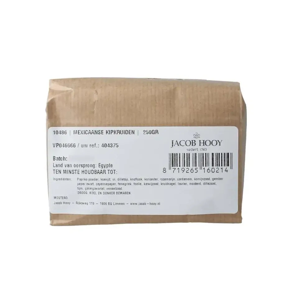 Jacob Hooy Mexicaanse kipkruiden 250 gram