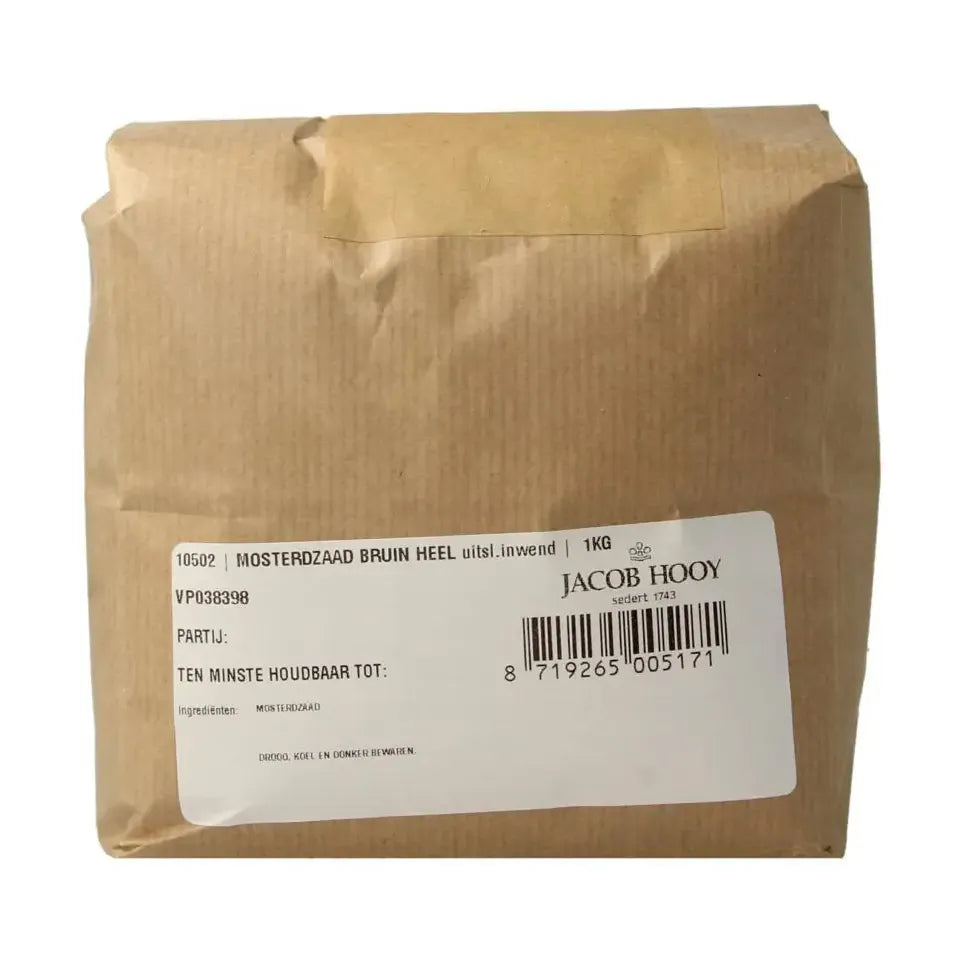 Jacob Hooy Mosterdzaad bruin 1 kg