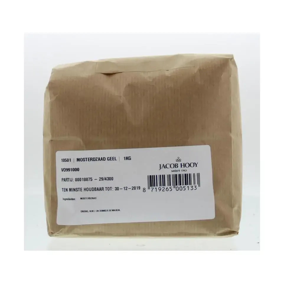 Jacob Hooy Mosterdzaad geel/wit 1 kg