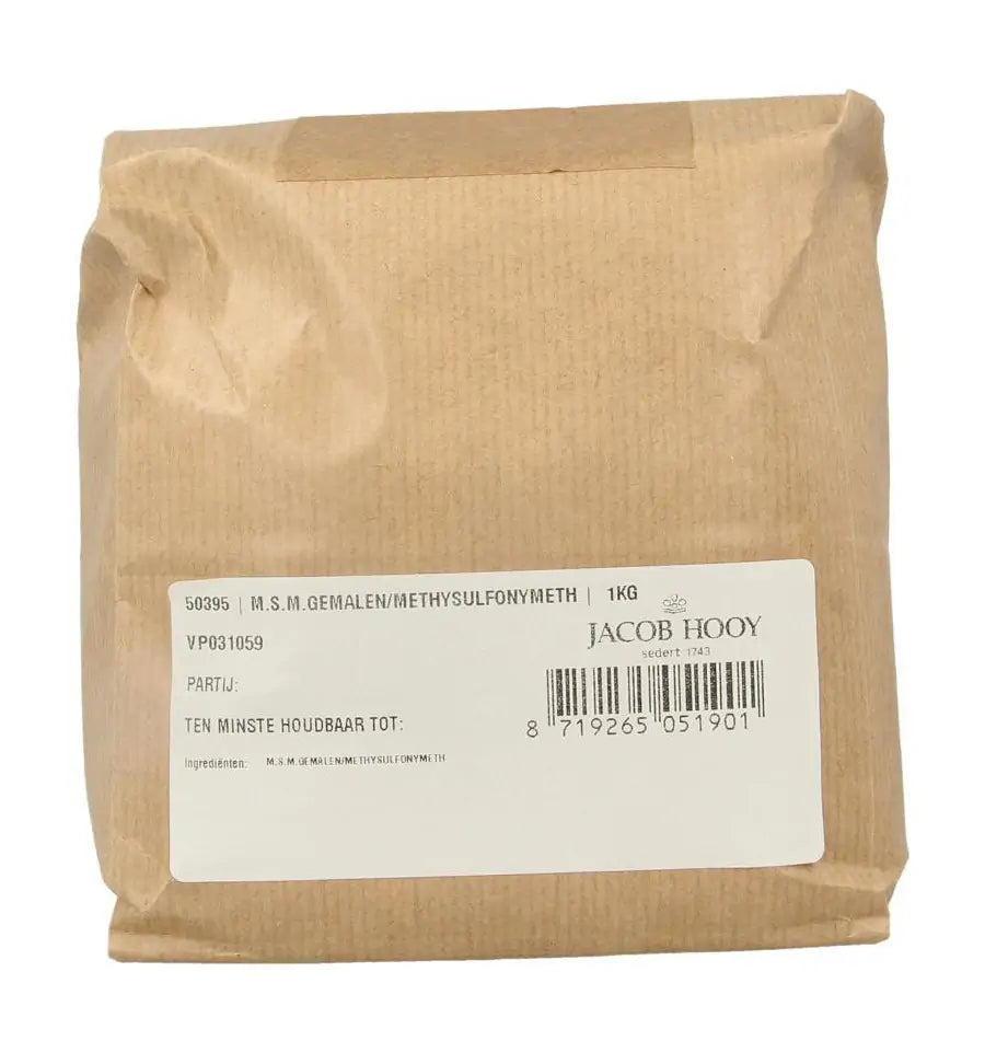 Jacob Hooy MSM gemalen methylsulfonylmethaan 1 kg
