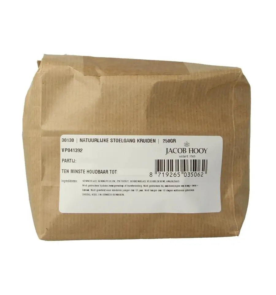 Jacob Hooy Natuurlijke stoelgangkruid 250 gram