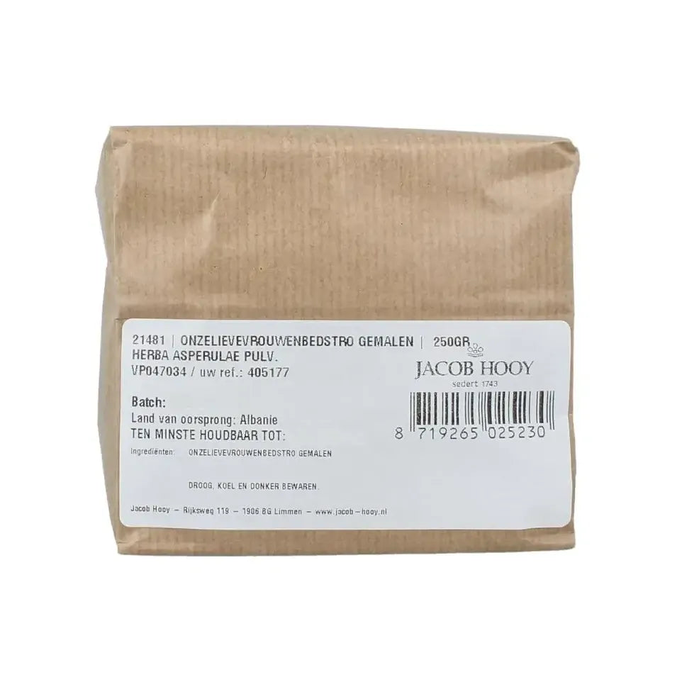 Jacob Hooy Onzelievevrouwenbedstro gemalen 250 gram