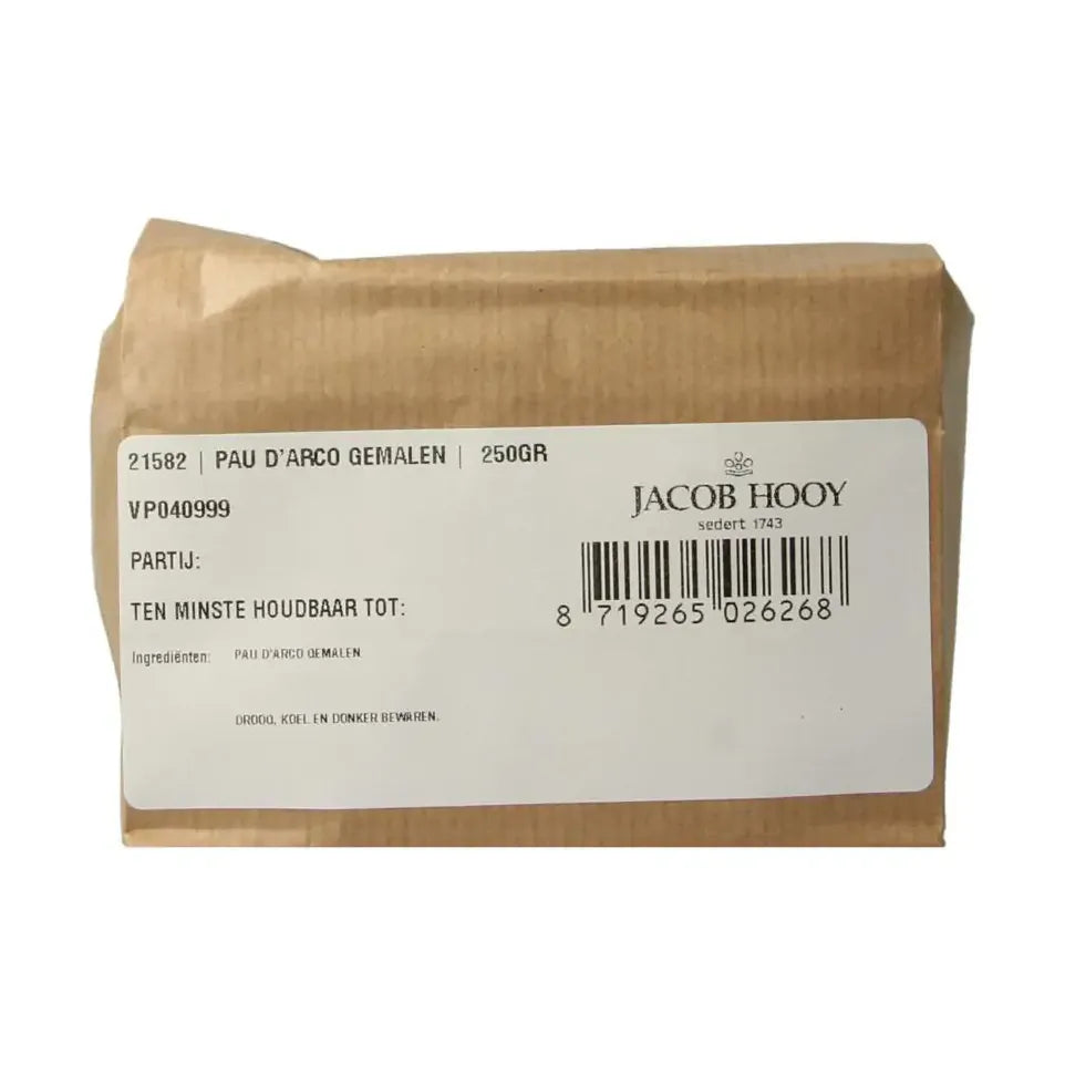 Jacob Hooy Pau de arco gemalen 250 gram