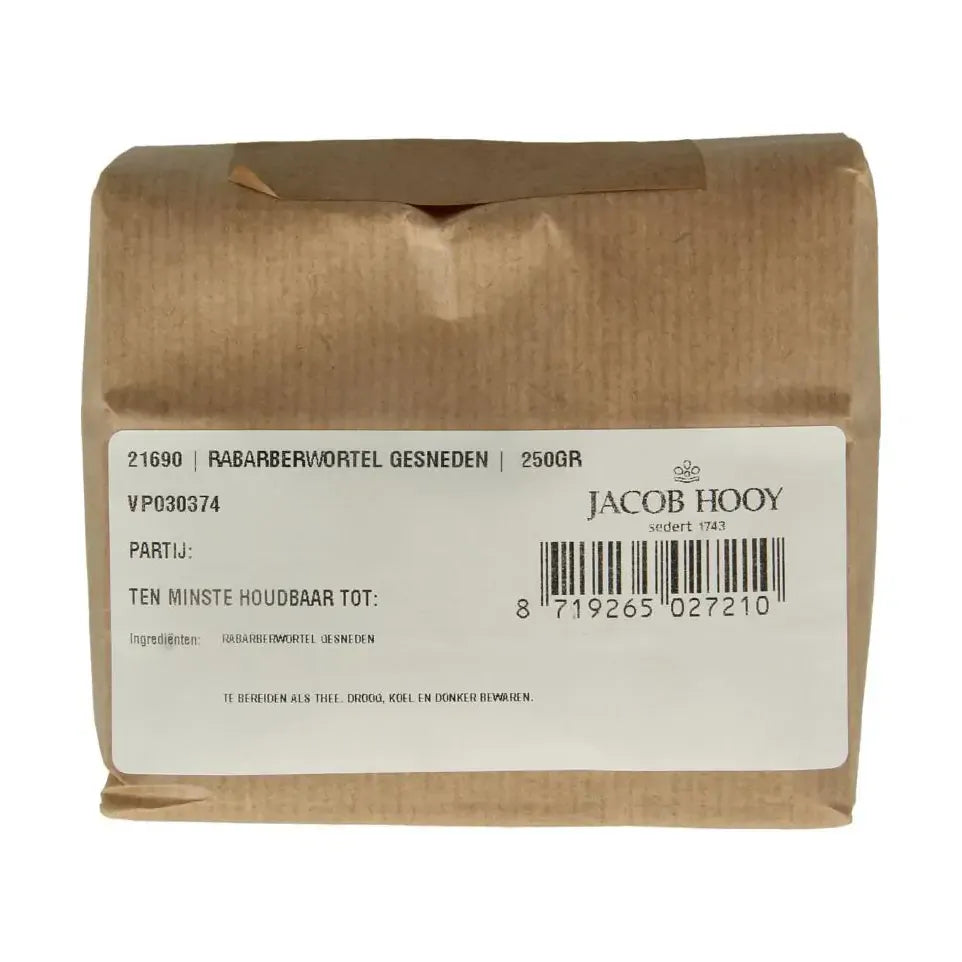 Jacob Hooy Rabarberwortel gesneden 250 gram