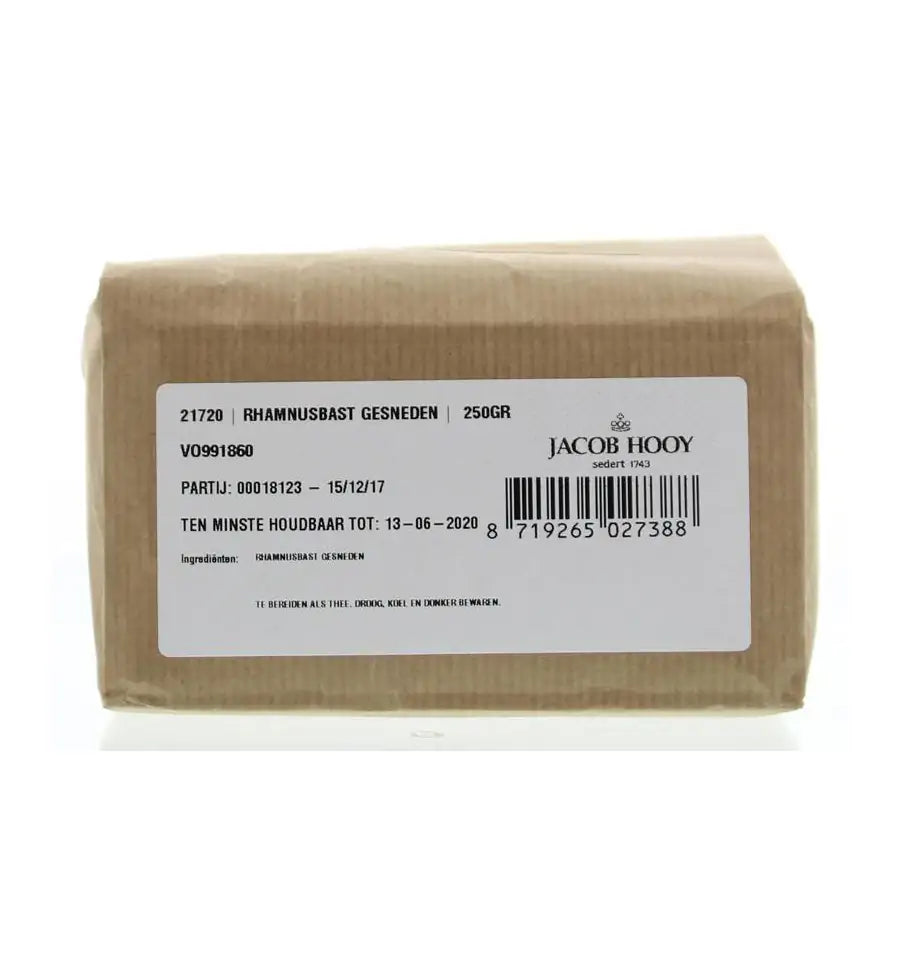 Jacob Hooy Rhamnusbast vuilboombast gesneden 250 gram