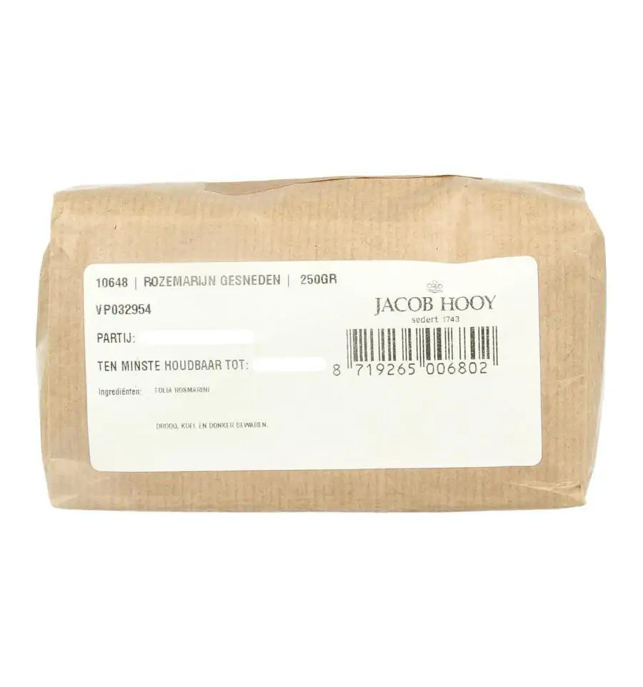 Jacob Hooy Rozemarijn gesneden 250 gram