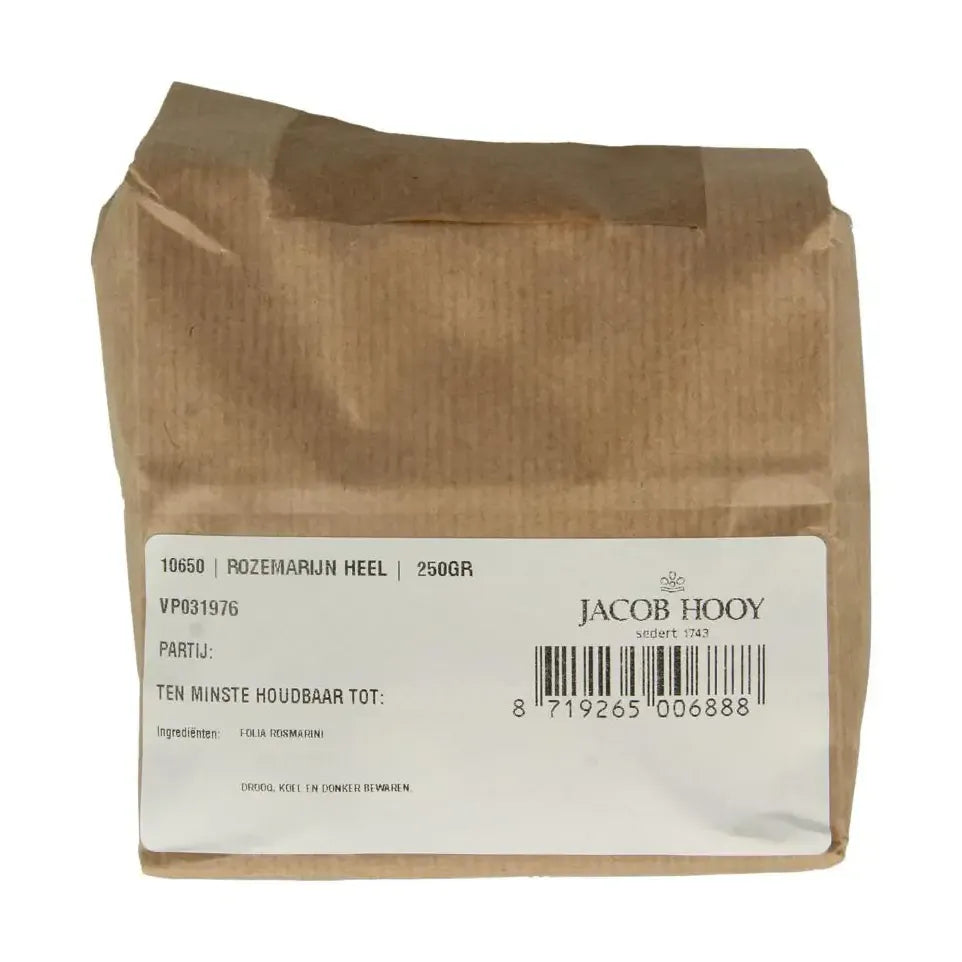 Jacob Hooy Rozemarijn heel 250 gram