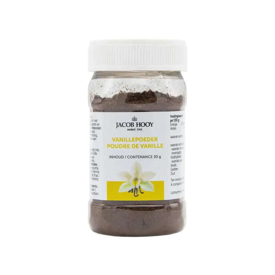 Jacob Hooy Vanille poeder bourbon 100% 30 gram
