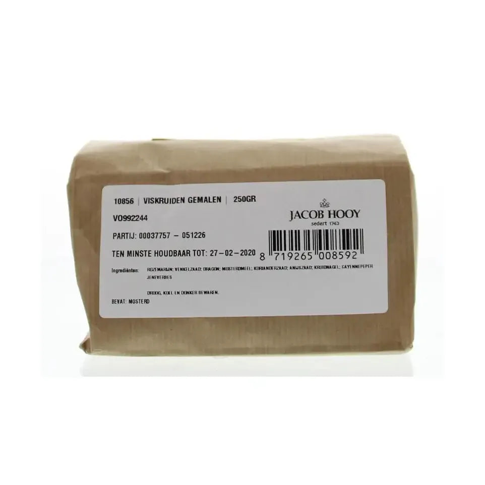 Jacob Hooy Viskruiden gemalen 250 gram