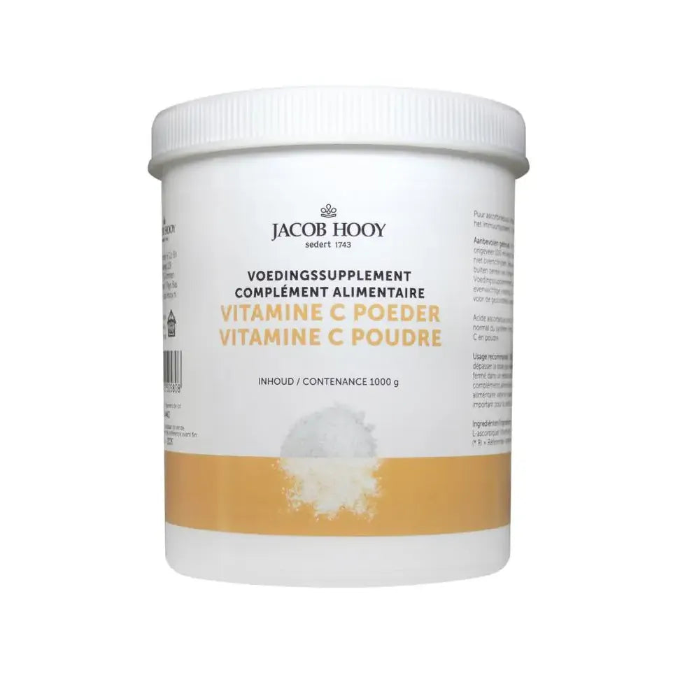 Jacob Hooy Vitamine C Ascorbinezuur pot 1 kg
