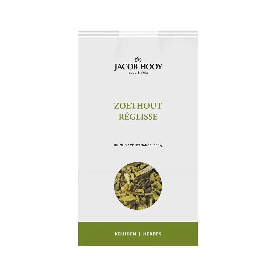 Jacob Hooy Zoethout gesneden geschild 150 gram