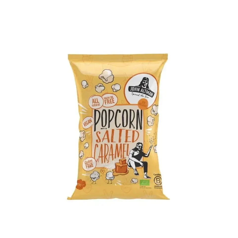 John Altman Popcorn salted caramel biologisch 75 gram