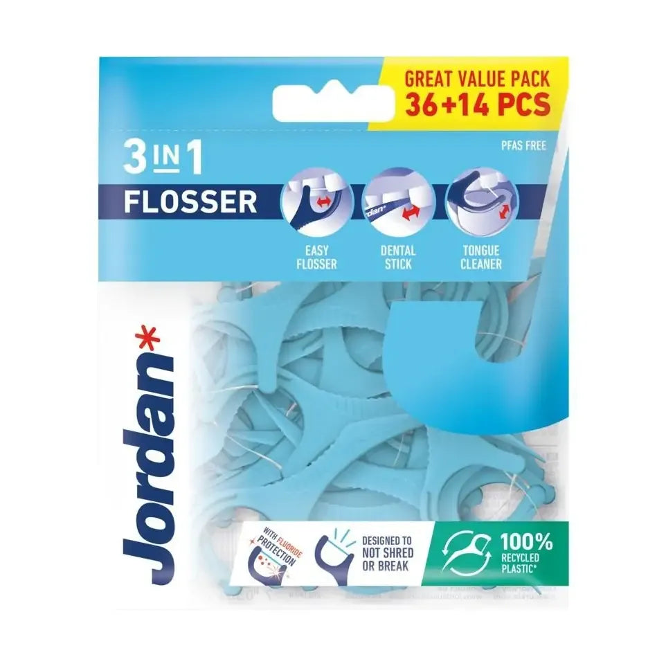 Jordan Flosser 3-in-1 36 stuks