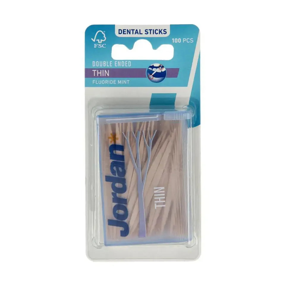 Jordan Tandenstoker dun mint 100 stuks