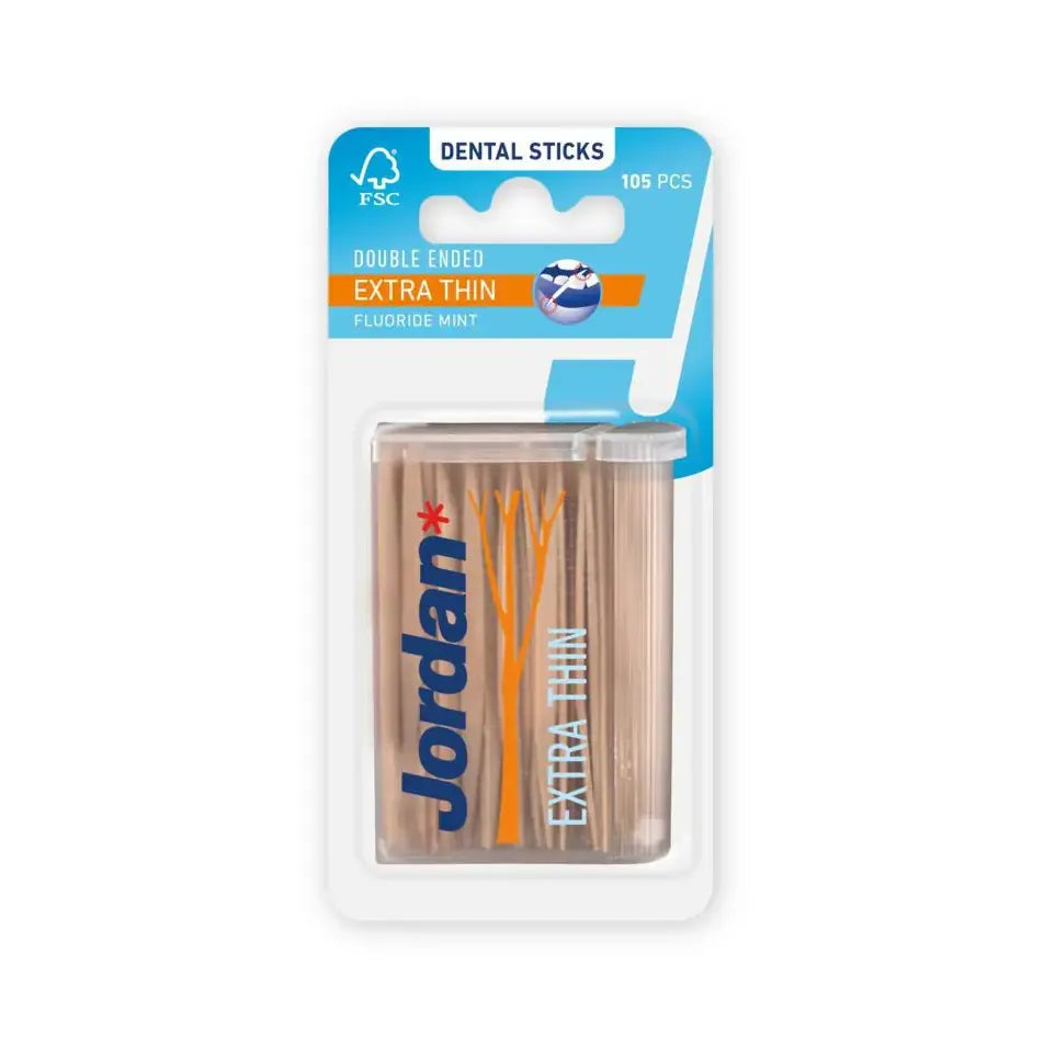 Jordan tandenstoker extra dun 105 stuks