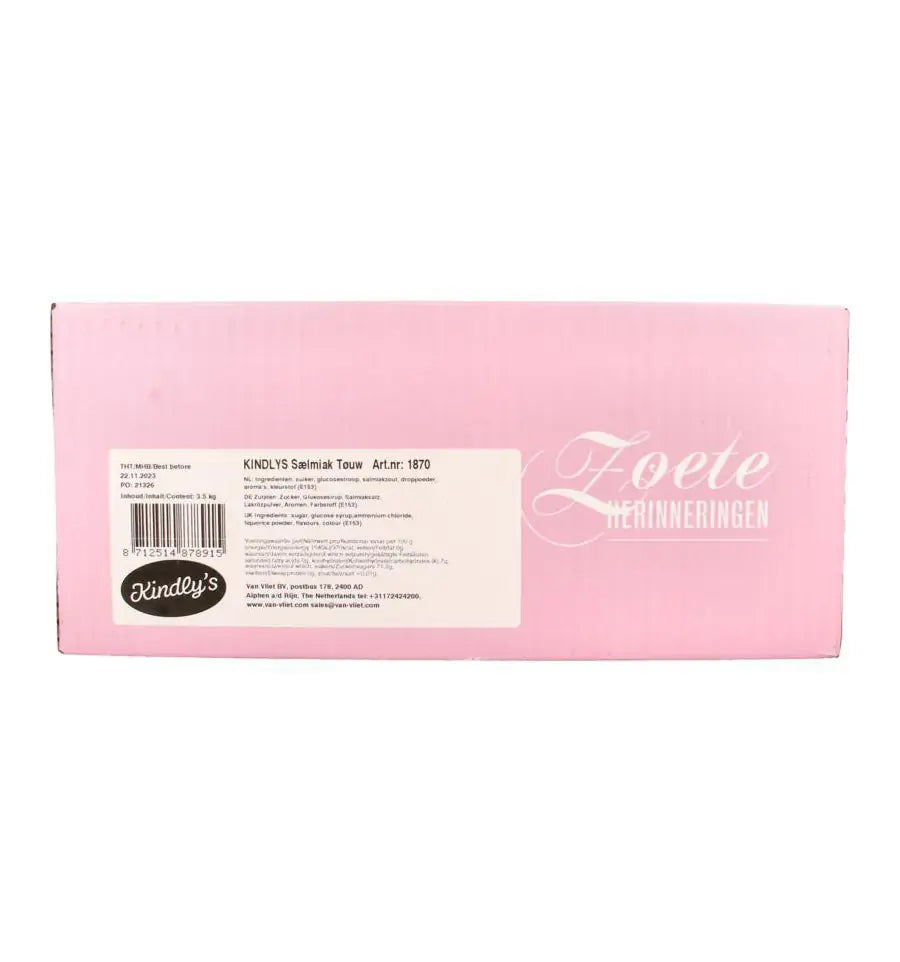 Kindly's Salmiak touw 3,5 kg