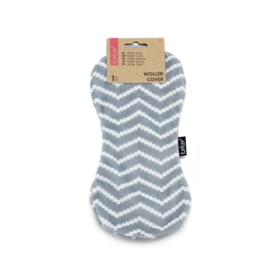 Kipkep Woller cover regular wasbaar silver grey