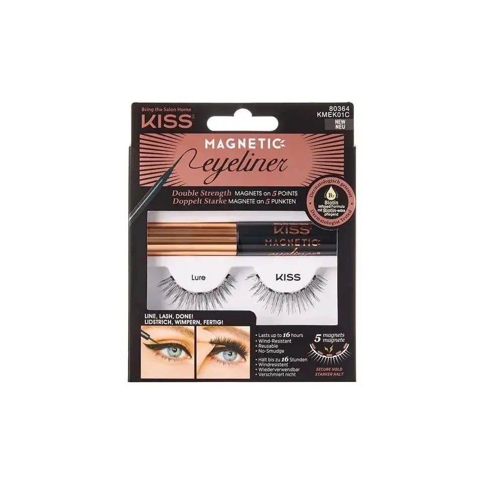 Kiss Magnetic eyeliner&lash kit 01
