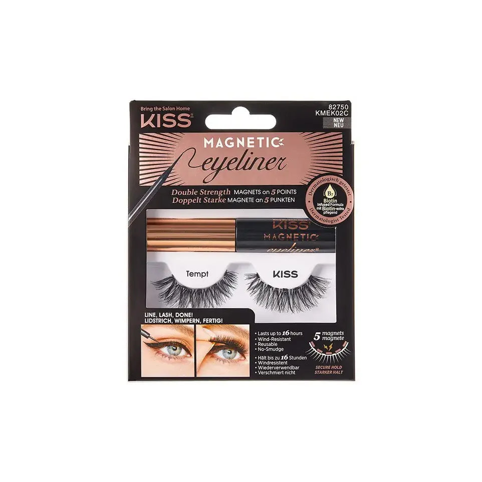 Kiss Magnetic eyeliner&lash kit 02